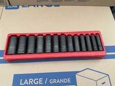 Snap On 313sima 13 Piece 12 Drive Deep Impact Socket Set 12 To 1-14