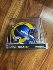 Kyren Williams Rams Signed Mini Helmet Beckett COA