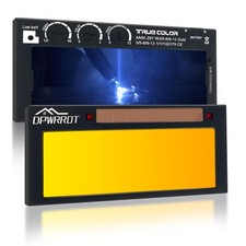 Auto Darkening Welding Lens Shade 5-13, 2 x4 1/4 x0.33 , Adjustable Gold...