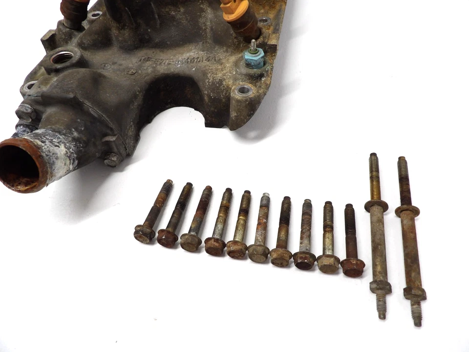 87-96 Ford F150 5.0 302 V8 Lower Fuel Injector Intake Manifold RF-E9TE-9K461A4A - Image 2 of 4