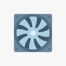 MGA8012MS protechnic fan 12V dc 0.15A 80MM by 20MM 3 1/8 3/4 inches 2 wire inch