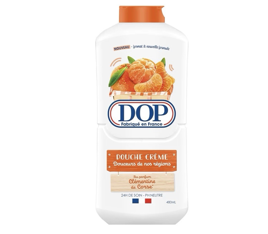 Gel douche crème DOP aux clémentines de Corse lot de 2 flacons de 240ml pour le corps