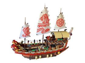 LEGO Ninjago 70618 Destiny's Bounty (Incomplete W/no Minifigures) VGC Retired