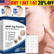 3X Skin Tag Remover Patches Quick Effective Mole and Wart Pad Removal Sticker US