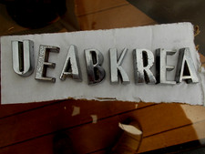 1959 1960 1961 Studebaker Hawk Trunk Letters Used 1959 1960 1961 Studebaker Hawk Trunk Letters Used