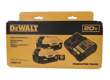 DEWALT DCB205-2CK 20V MAX Battery Starter Kit - NEW in Box