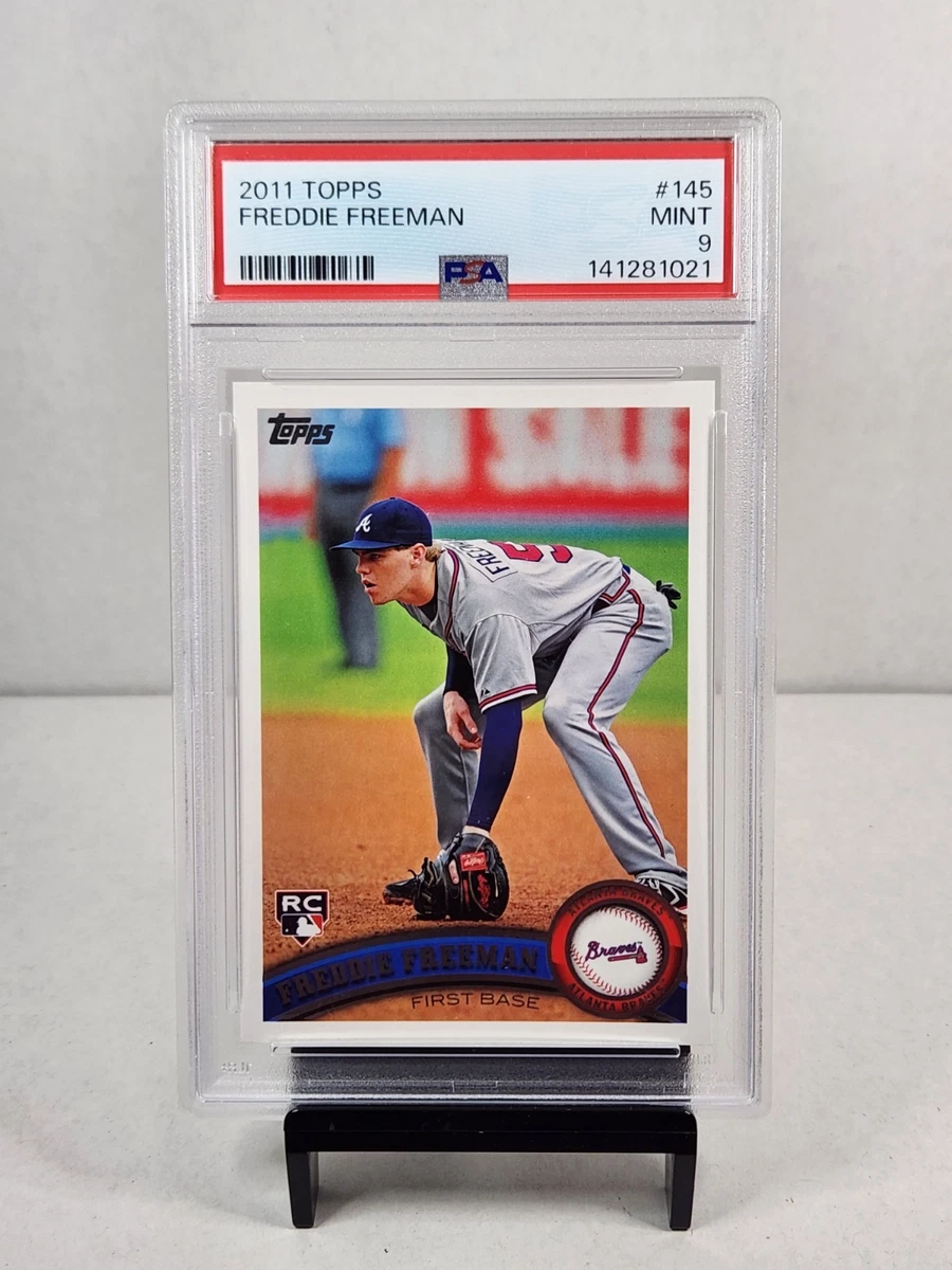 Freddie Freeman Professional Sports Authenticator (PSA) Baseball