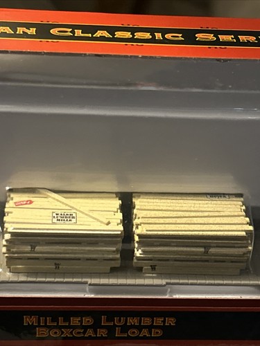 NUEVO Ertl 4277 escala HO madera fresada vagón de carga tren carga - Imagen 5 de 5