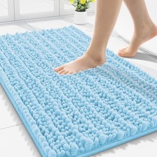 Bathroom Rugs Mat 30x20, Extra Soft Absorbent Chenille Bath Rugs, Non Slip