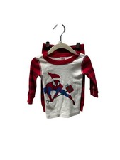 Hanna Andersson Spiderman Holiday Christmas Pajamas 6-12mo 70cm