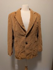 Vintage Europe Craft Tan Corduroy Blazer Jacket Made In Poland 42R