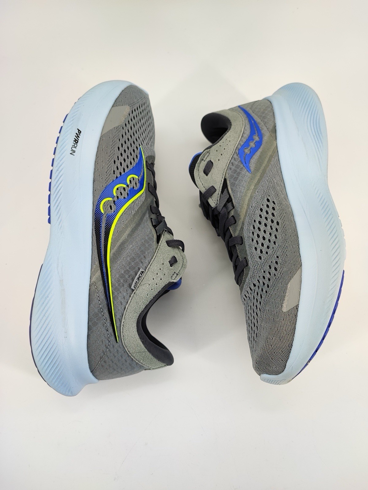 Saucony Women's Ride 16 Gray Mesh Running Shoes Size 10W US thumbnail 5