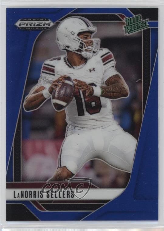 2025 Panini Prizm Draft Picks Blue Prizm 155/249 LaNorris Sellers #165 0xh3