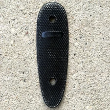 Original Remington Aluminum Checkered Rifle Shotgun Butt Plate