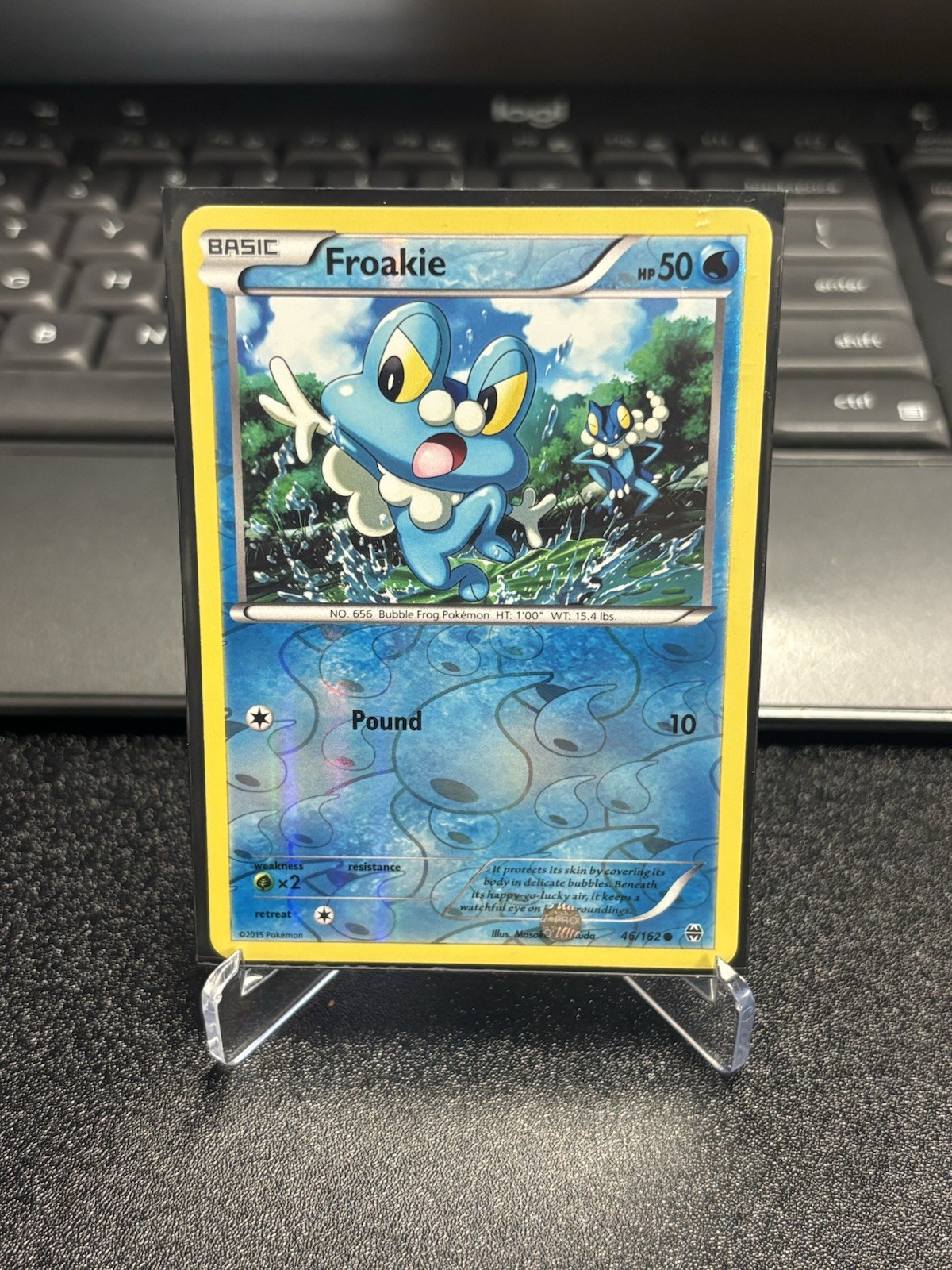 Froakie 46/162 XY Series XY Breakthrough Pokemon Reverse Holo LP
