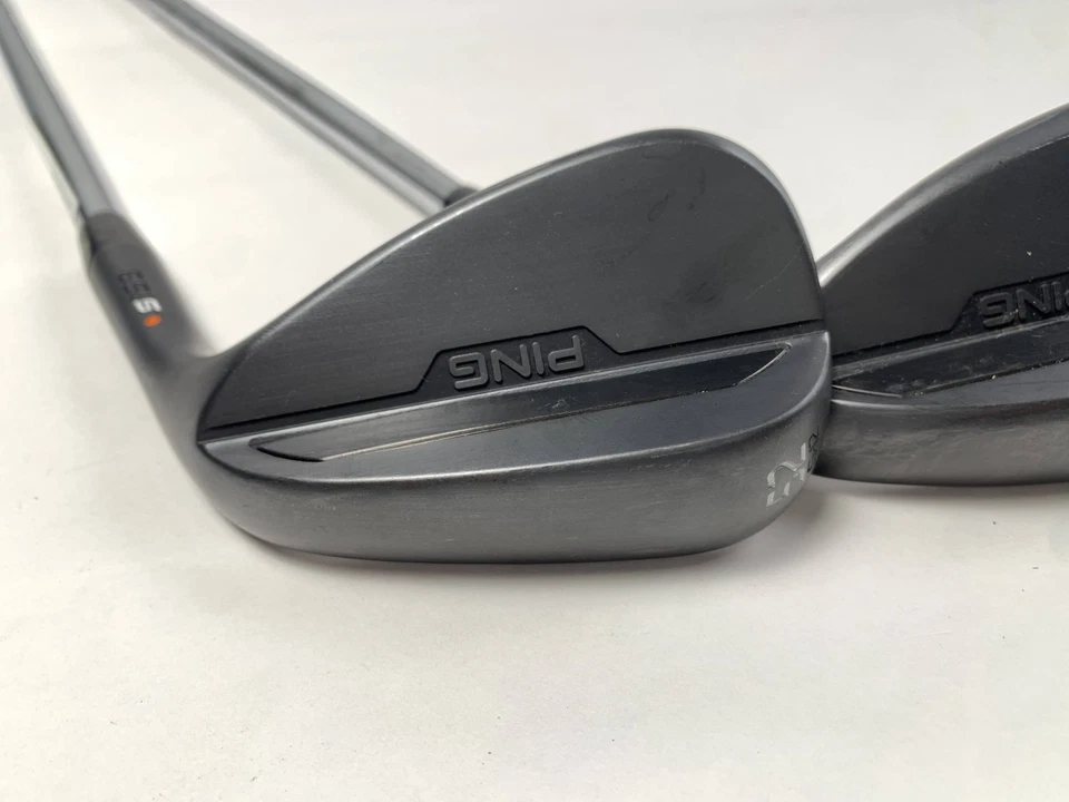Ping s159 Midnight Wedge Set 52* 12 | 56* 12 Orange Dot 2* Flat DG S300 Mens RH - Image 2 of 4