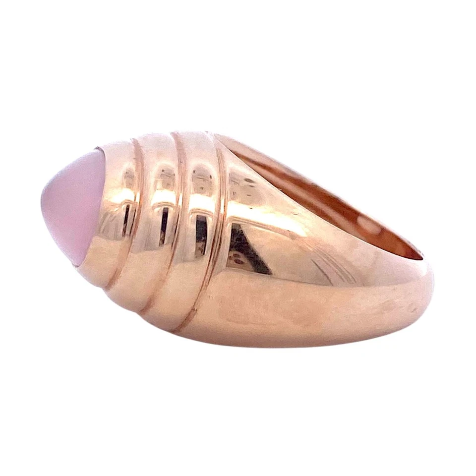 Anillo Boucheron Jaipur Cuarzo Rosa Oro Rosa 18K Foto 3 de 4