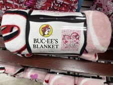 2026 NEW Buc-ee s Valentines Limited Edition Plush Throw Blanket 50 x70 Bucees