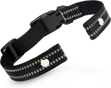 Collar Replacement Strap, Reflective Replacement Nylon Collar Strap Dog GPS Trai