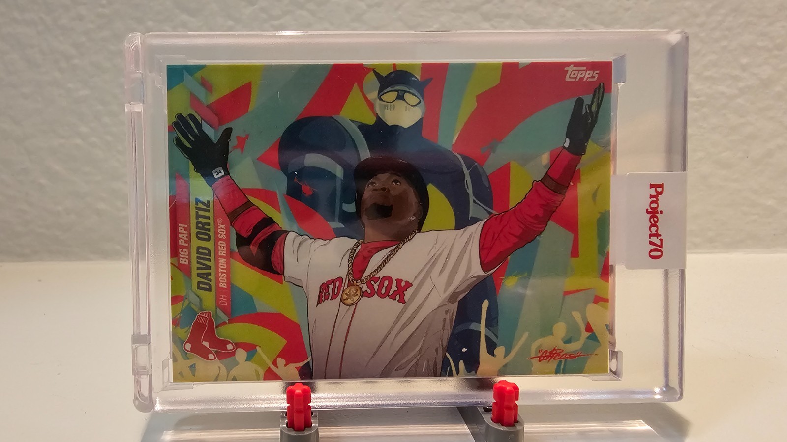 2021 Topps Project70 David Ortiz #247 by Quiccs /1846 Red Sox– Designer Art Card