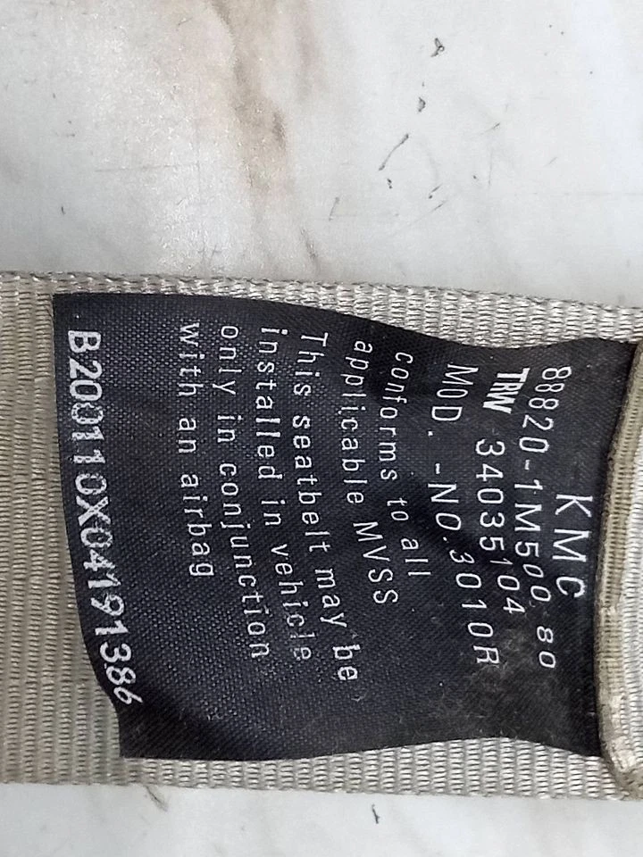 Used Front Right Seat Belt Front fits: 2010 Kia Forte bucket seat Sdn passenger Foto 2 de 4