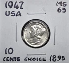 1942 United States 10 Cents