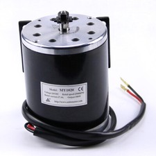 MY1020 500W 24V Brush Electric Motor For Go Kart Quad ATV Buggy E-Bike Scooter