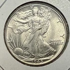 1945 SILVER WALKING LIBERTY HALF DOLLAR BRILLIANT UNCIRCULATED COIN