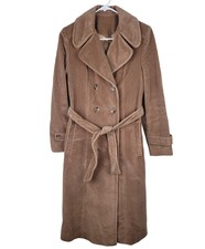 Vintage 70s Trench Coat Womens 6 Beige Plush Montello New England Mackintosh Usa