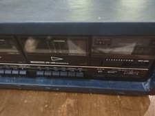 Sanyo Double Cassette Deck RD W41A Untested