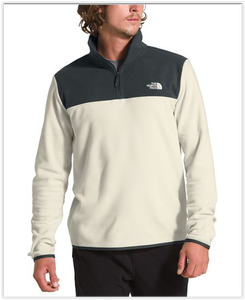 the north face men's tka glacier quarter zip pullover