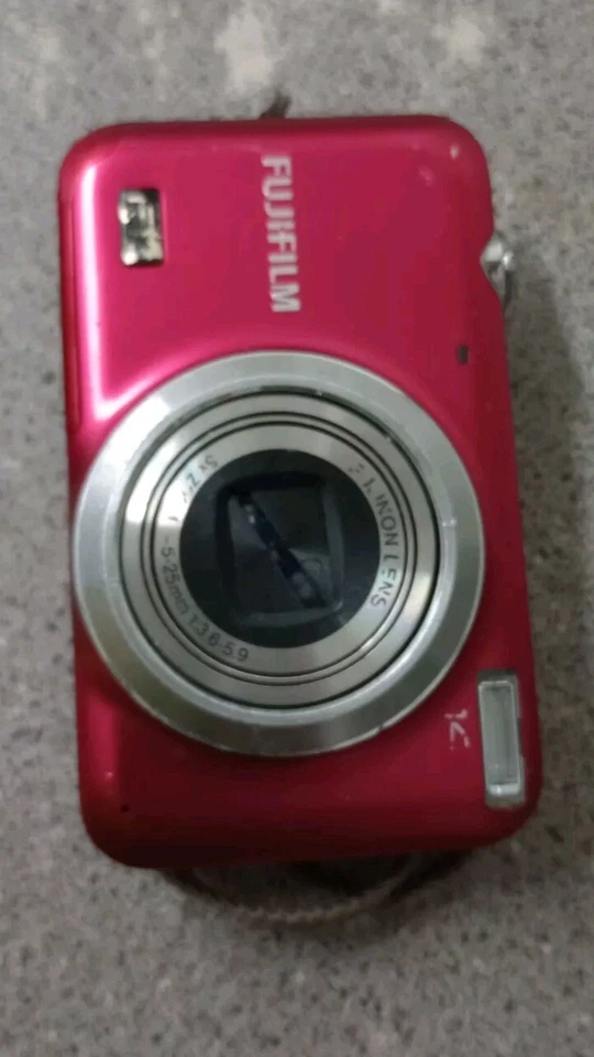 Fujifilm FinePix JX530 Red 14MP Digital Camera Battery Tested Working Compact, photo 1 of 5
