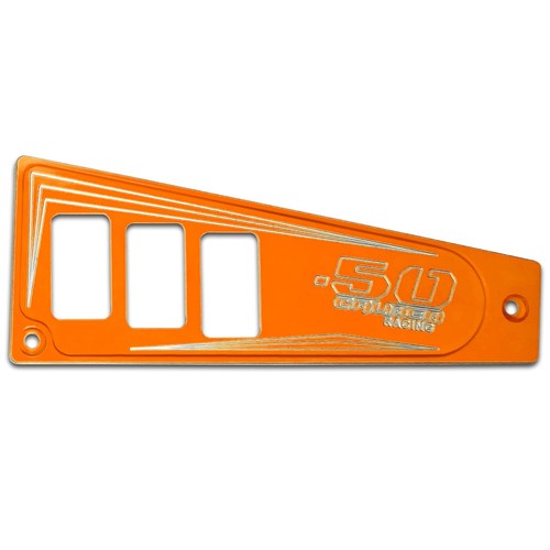 Polaris RZR Ride Command Side Dash Panels, Switch Combo - Orange Madness - Picture 9 of 10