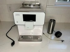 Terra Kaffe TK-01 Super Automatic Espresso Machine White For Parts SORTA WORKS?