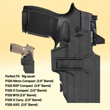 Sig P320 Holster Fit Sig Sauer P320 Full Size M18 X Carry Sig P320 RXP X Compact