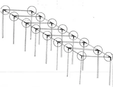 70' Baseball Softball Straight Leg Batting Cage 1" Fittings PIPE NOT INCLUDED