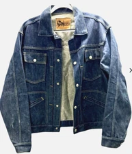 1960s J.C. PENNEY PENNEY’S FOREMOST SELVEDGE DENIM JEAN JACKET ADULT MEDIUM