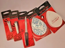 REVLON Nail Manicure Tools Buffer Clippers Metal Emory File Choice Sealed Carded