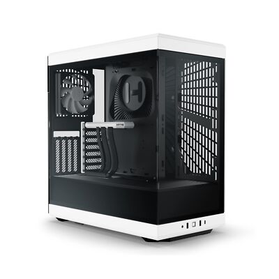 HYTE Y40 Modern Aesthetic Panoramic Tempered Glass Mid-Tower ATX Computer Gam...