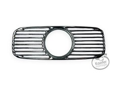 Vw Oval Beetle Bug 80mm Dash Accessory Chrome Clock Gauge Grill 1952-1955
