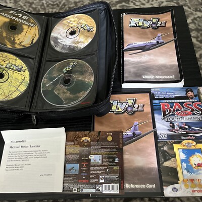 Lot of 26 Vintage PC Computer Video Game CD-ROM Flying Corps Gold Kyrandia old