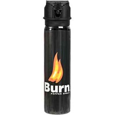 Burn Pepper Spray for Self Defense Flip Top Heavy Duty 3.7 fl oz Black