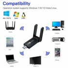 Dual Band High-Gain Antenna 802.11ac 1200Mbps USB3.0 AC1200 USB wifi Adapter New