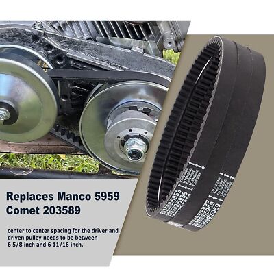 3pcs 30 series Go Kart Drive Belt Replaces For Manco 5959 Comet