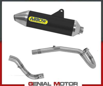 Komplett Auspuff Kat Arrow Thunder Aon Schwarzes Alum HONDA CRF 300 L 2021 2023