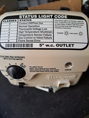 Honeywell+WV8840B1110+Gas+Water+Heater+Control+Valve for sale online | eBay