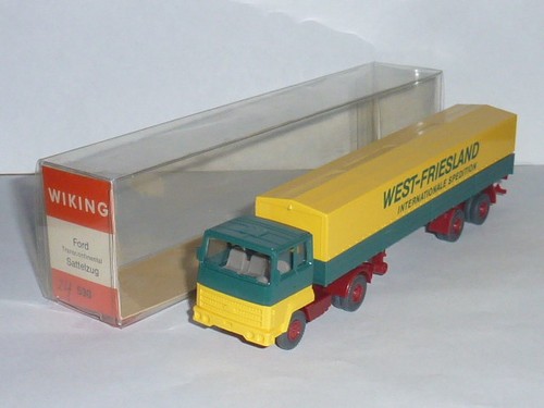 0294-Wiking 24 530 Ford trailer "West-Friesland"       1/87 | Zustand: Usado