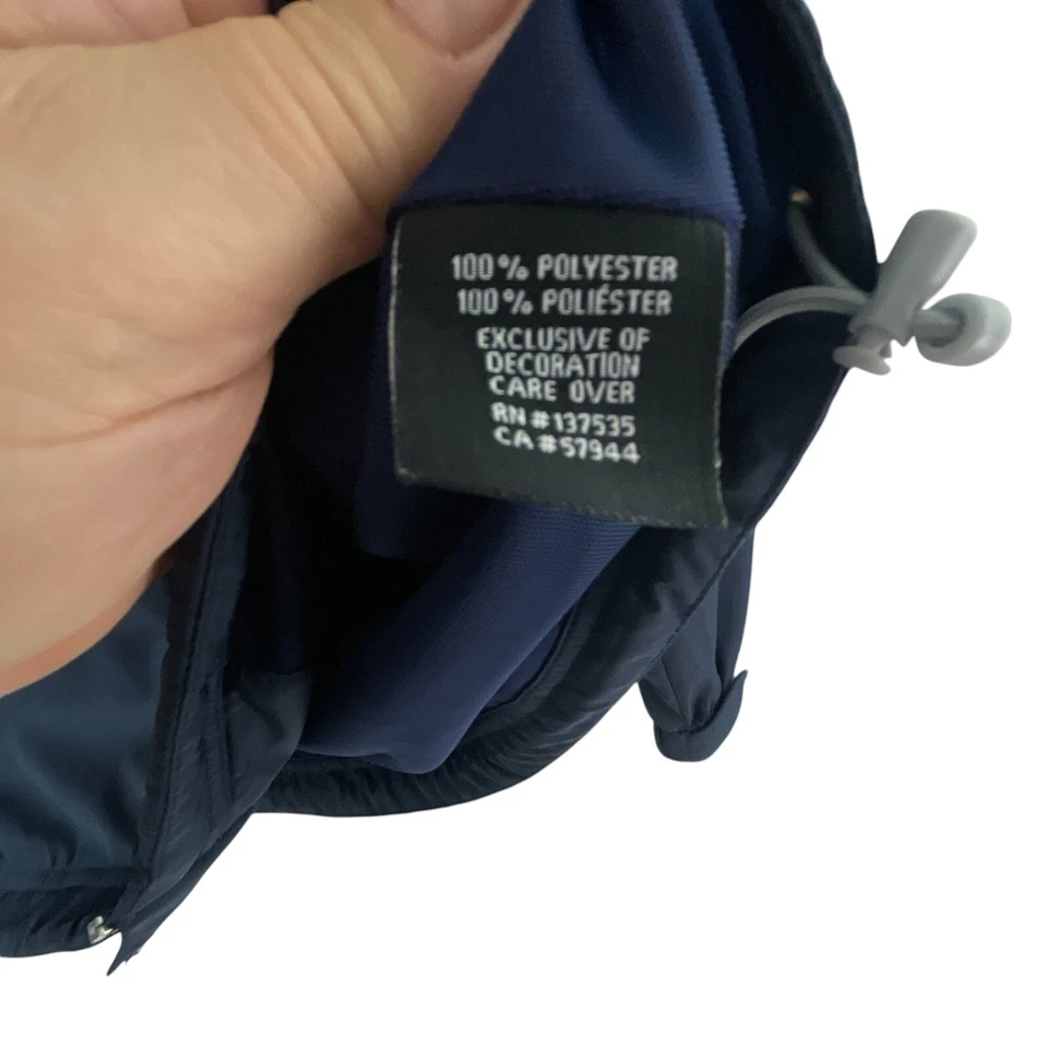 Women's Black Full Zip Windbreaker Lightweight Jacket Size M Casual Gorpcore — 第 4/4 张图片