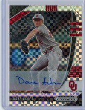 2020 Panini Prizm Draft Picks Dane Acker #PDP127 Power Plaid Prizm Auto 14/17