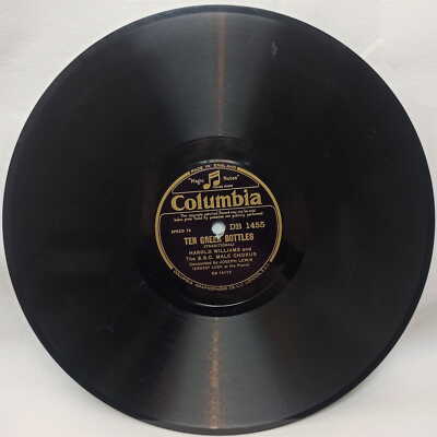 Harold Williams John Peel / Ten Green Bottles DB1455 Columbia